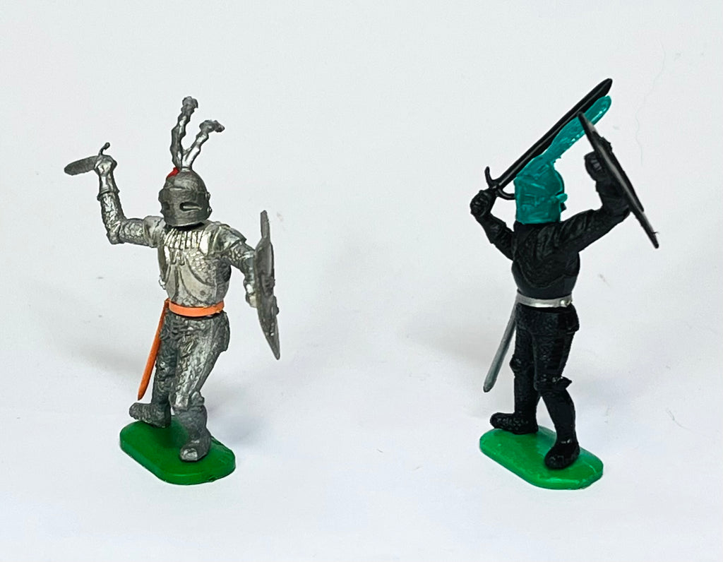 Pair of Early Timpo Foot Knights