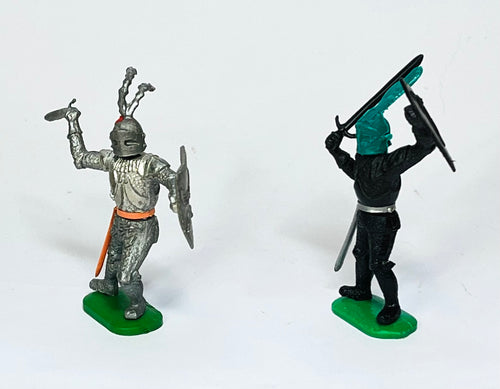 Pair of Early Timpo Foot Knights