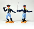 Pair of late series Timpo US Cavalry Troopers.