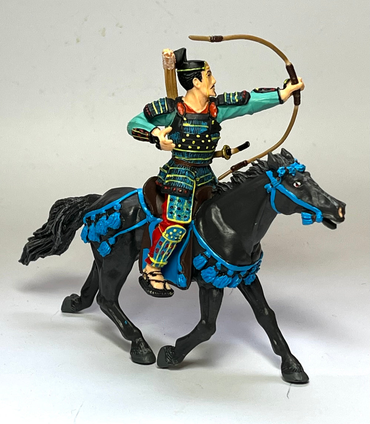 Plastoy Mounted Samurai Archer 1/22 scale.