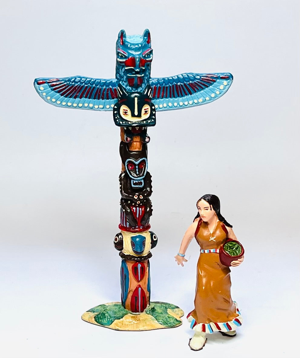 Papo Native American Totem Pole.