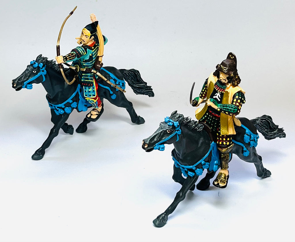 Plastoy Mounted Samurai Archer 1/22 scale.