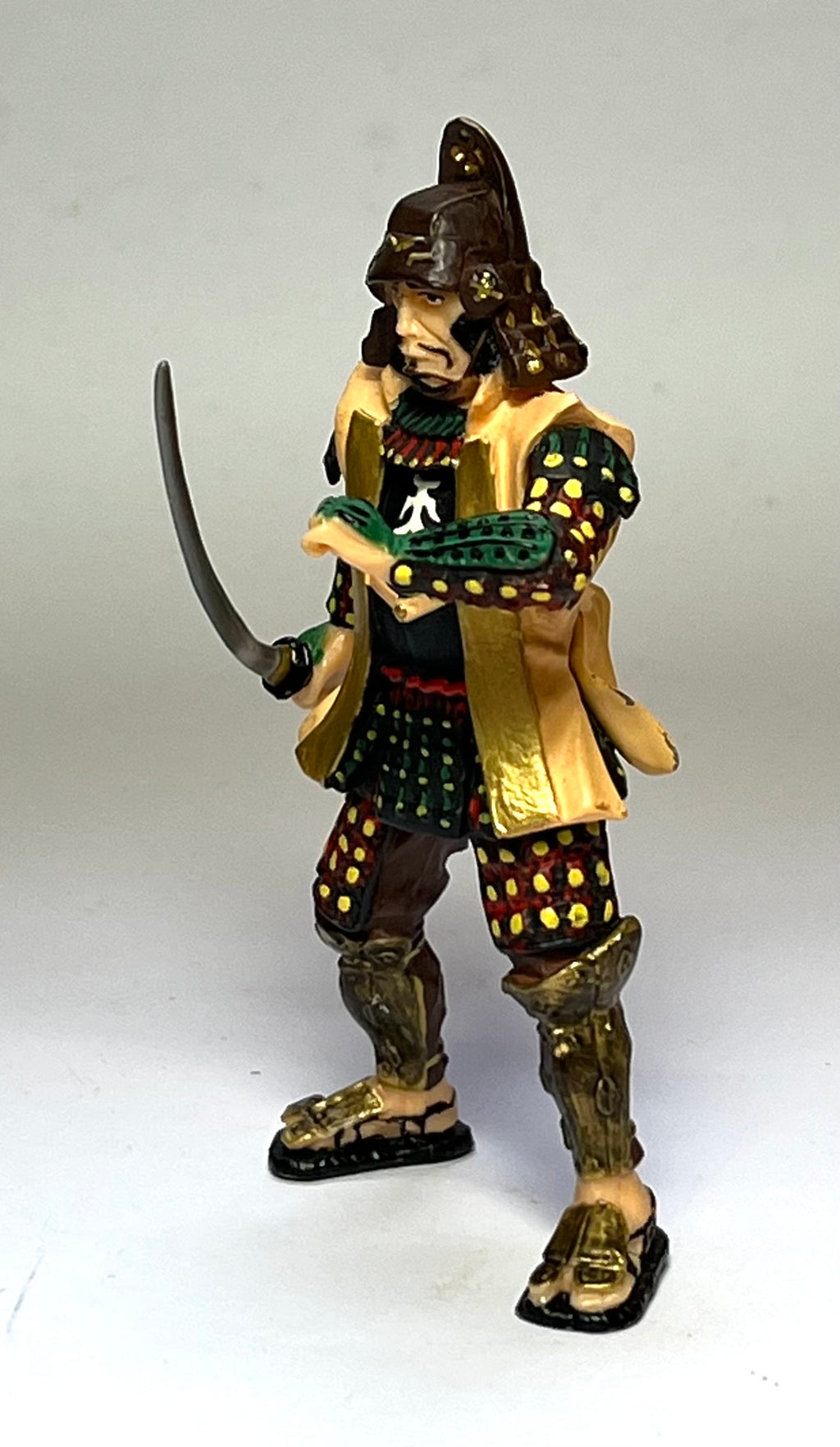 Plastoy Mounted Samurai with sword 1/22.