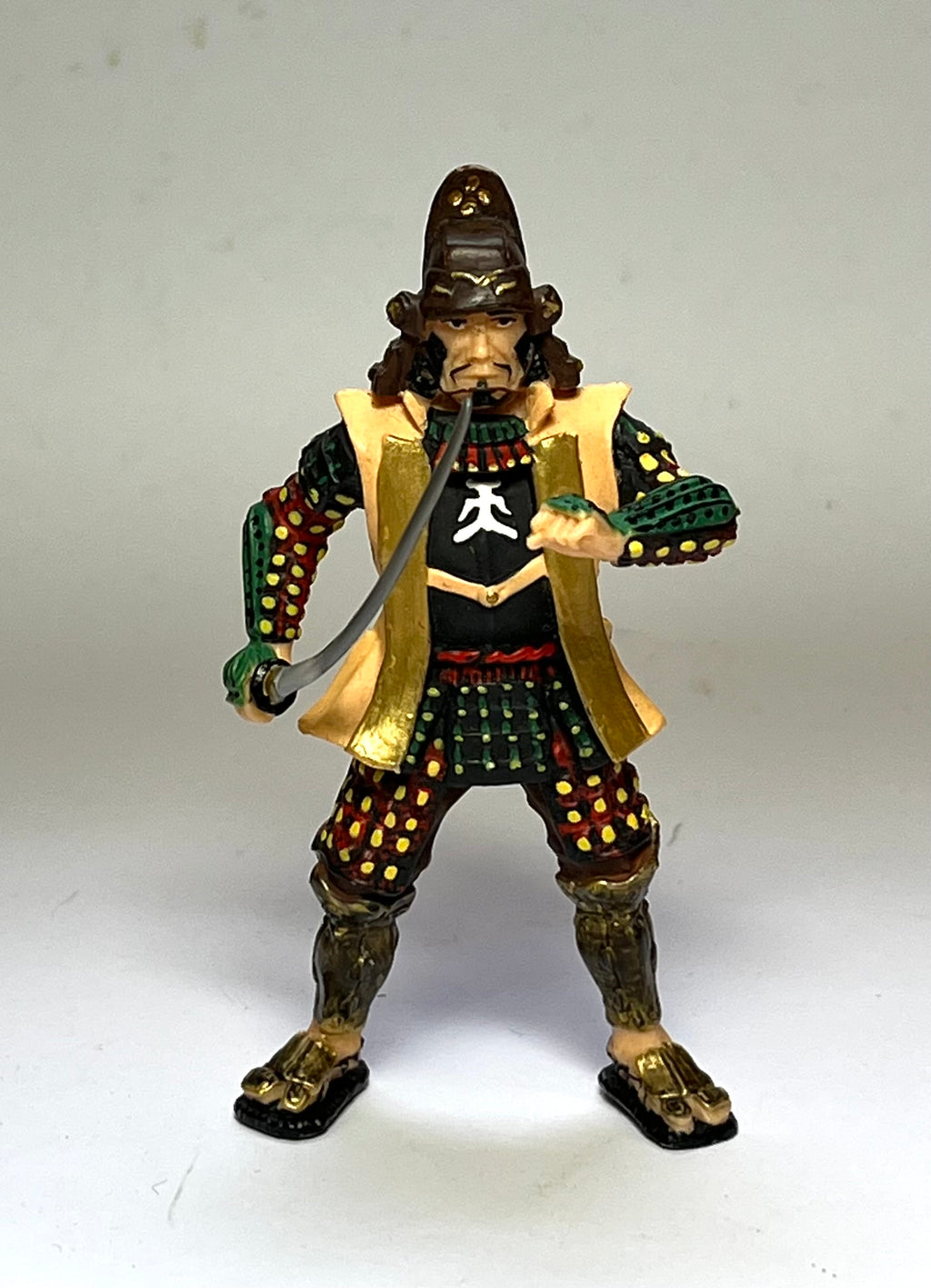 Plastoy Mounted Samurai with sword 1/22.