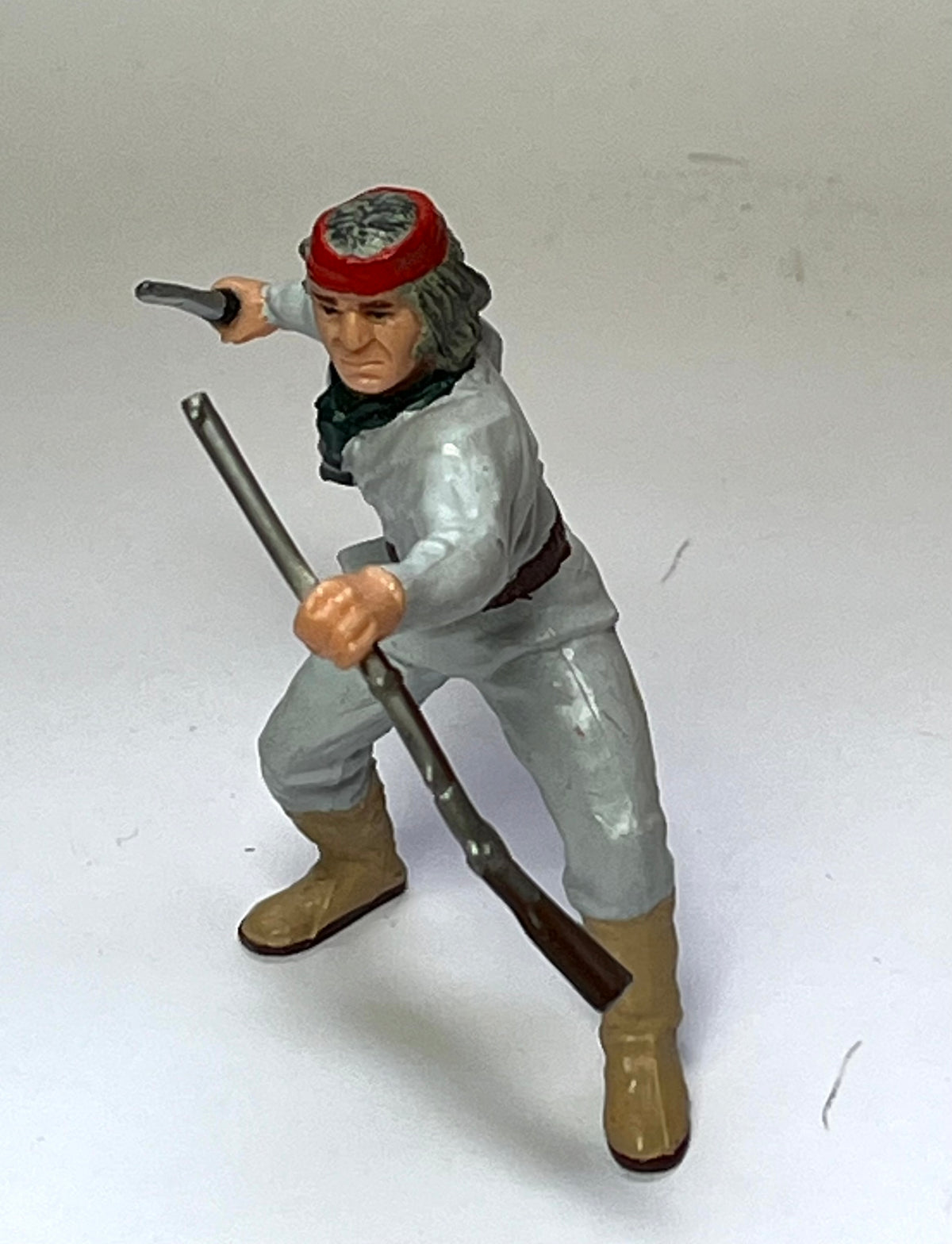 Papo Apache Warrior with knife and rifle. 1/20 scale.