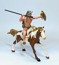 Papo mounted Brave Plains Tribe Wild West 1/20