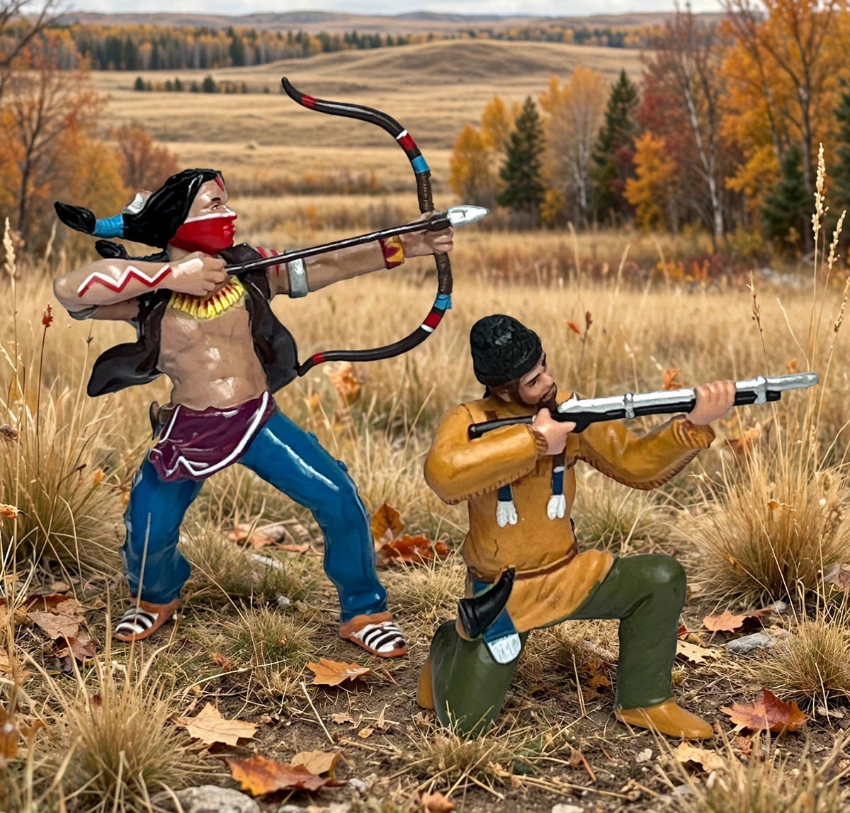 Comansi Trapper with rifle.