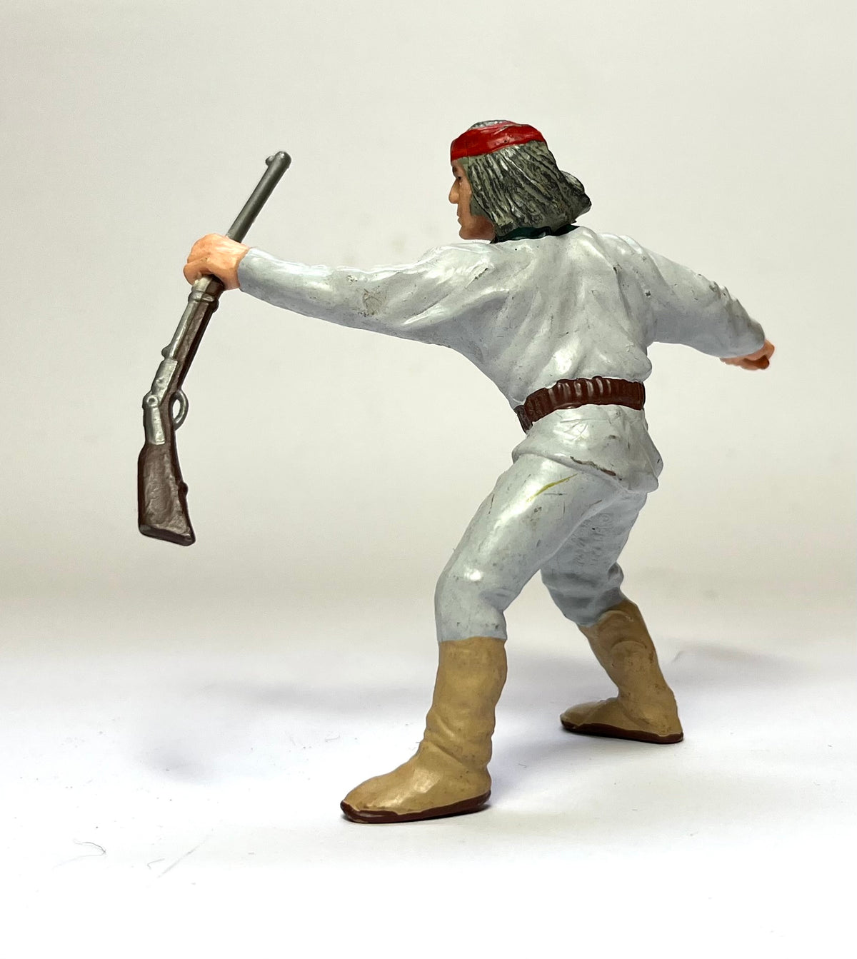 Papo Apache Warrior with knife and rifle. 1/20 scale.