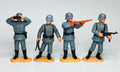 Timpo Swoppets WW2 German infantry four figures 1:32