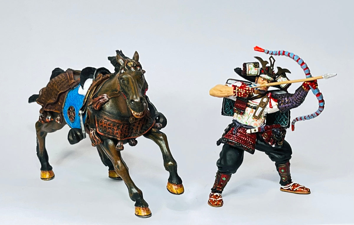 Papo Mounted Samurai Archer boxed. Mint.
