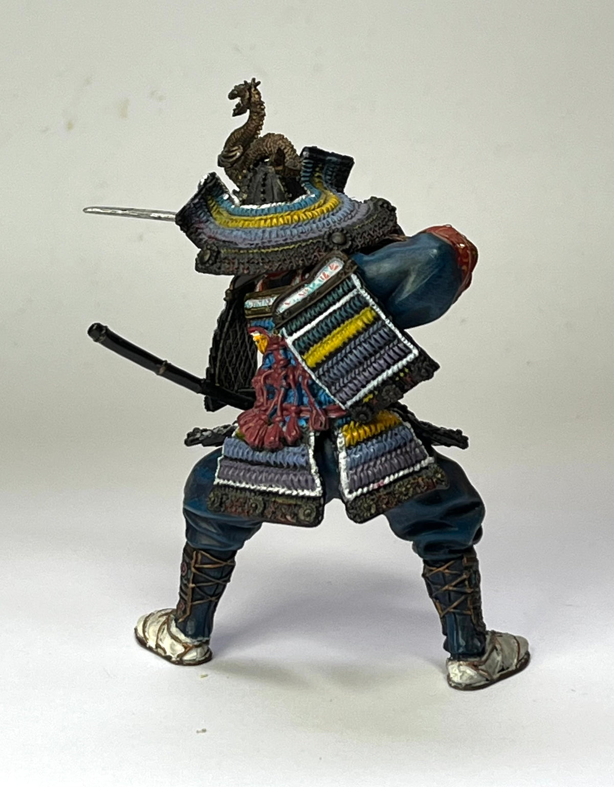 Papo Samurai on foot.